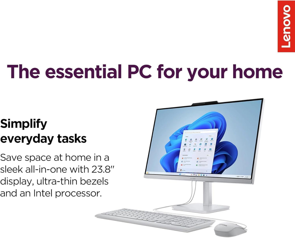 LENOVO V3OA 24IL ALL-IN-ONE DESKTOP || INTEL CORE I3 PROCESSOR || 24 INCH || 10TH GENERATION