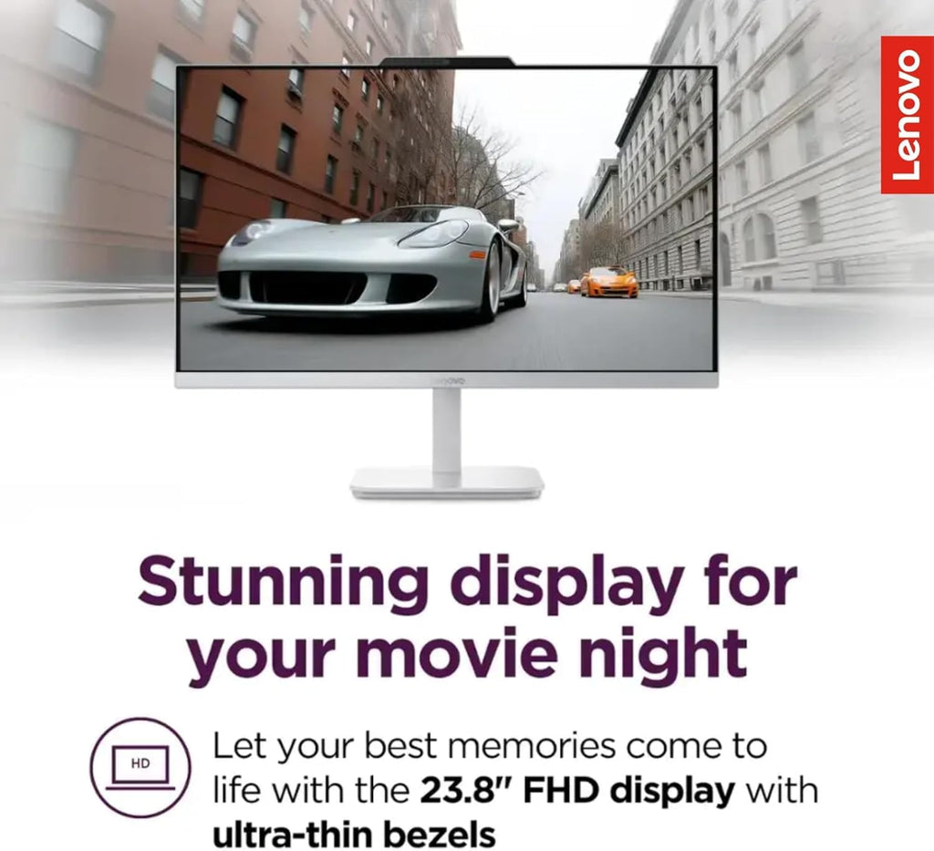 LENOVO V3OA 24IL ALL-IN-ONE DESKTOP || INTEL CORE I3 PROCESSOR || 24 INCH || 10TH GENERATION