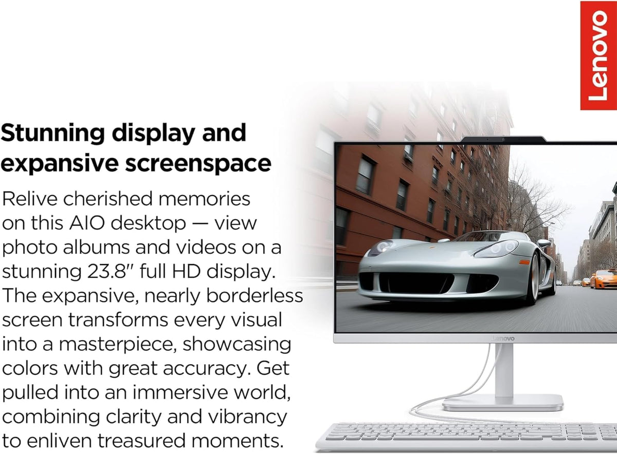 LENOVO V3OA 24IL ALL-IN-ONE DESKTOP || INTEL CORE I3 PROCESSOR || 24 INCH || 10TH GENERATION